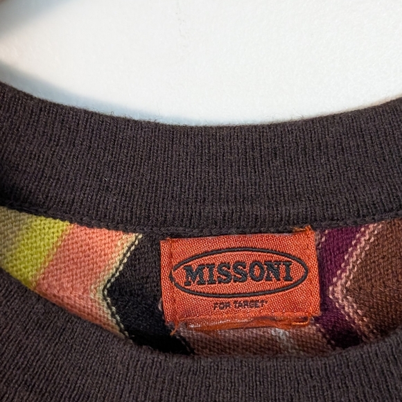 Missoni X Target Knit Chevron Print Sleeveless Mini Sweater Dress - Picture 4 of 6